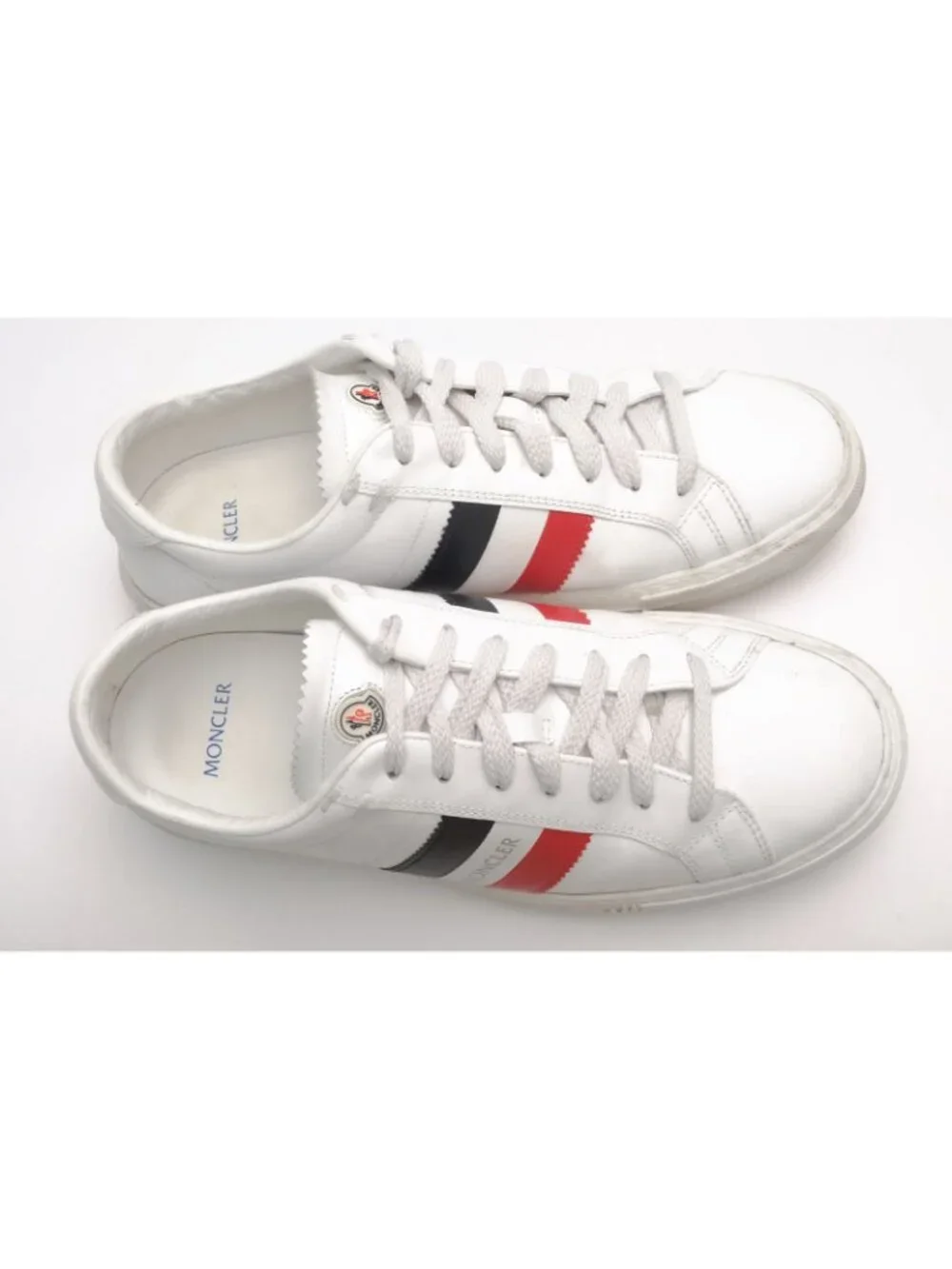 Moncler Sneakers Low Cut Leather White 70 New Monaco Sneaker